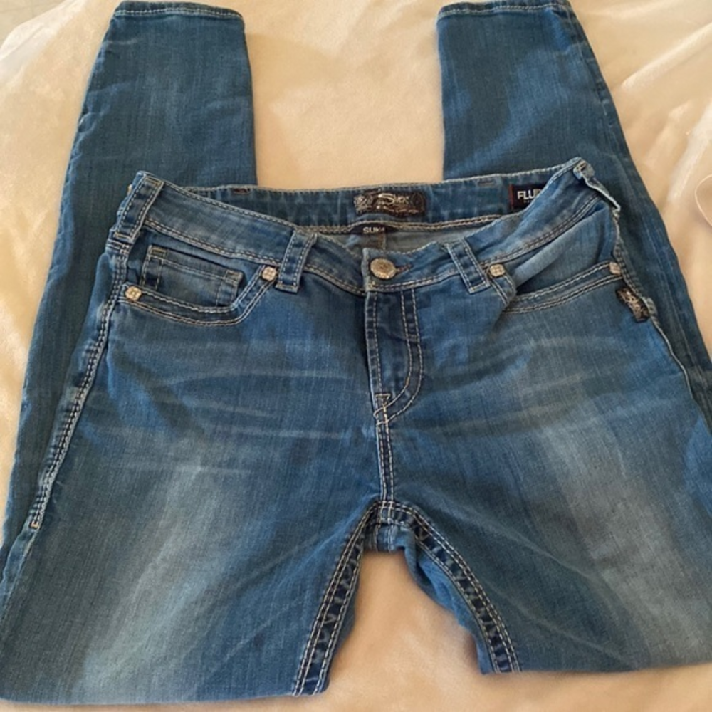 Silver Suki fluid denim‎ jeans